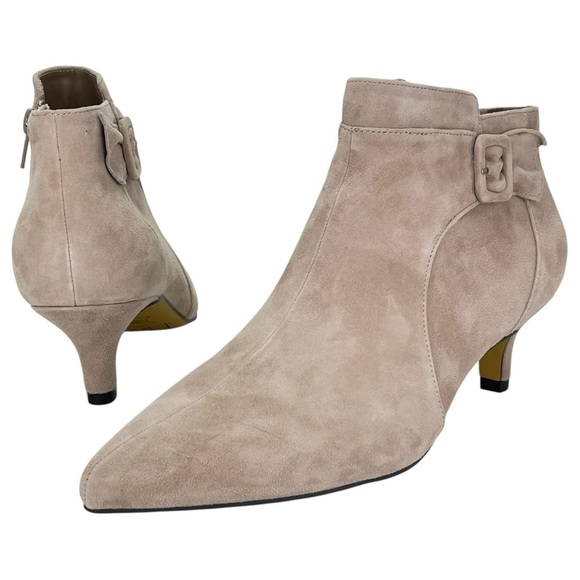 Bella Vita Bindi Cream Suede Womens Ankle Boots Size 9.5M - Picture 10 of 13